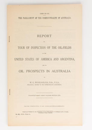 Item #112099 Report on Tour of Inspection of the Oil-Fields of the United States of America and...