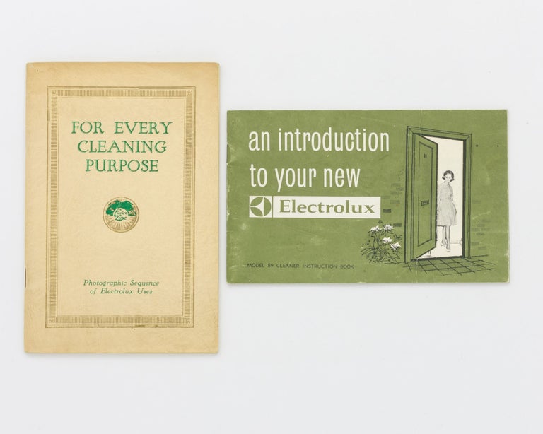 Item #112440 For Every Cleaning Purpose. Photographic Sequence of Electrolux Uses [cover title]. Trade Catalogue.