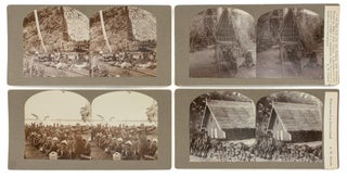 A collection of 43 stereophotographs of 'New Guinea, New Britain, Solomon, and many other islands during 1899'