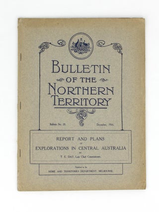 Report and Plans of Explorations in Central Australia