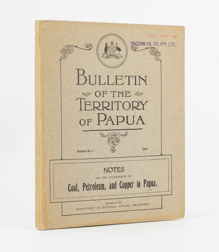 Item #112494 Notes on the Occurrence of Coal, Petroleum and Copper in Papua. J. E. CARNE.