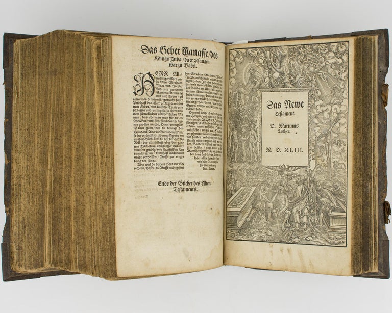 Item #112686 Biblia, das ist, die gantze heilige Schrifft, Deudsch, Auffs new zugericht, D. Mart. Luth. Luther Bible.