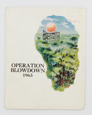 Item #112768 Operation Blowdown 1963 [cover title]. Nuclear War
