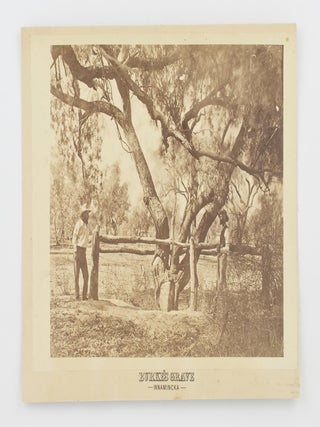 Item #112770 'Burke's Grave, Innamincka'. A vintage sepia-toned gelatin silver photograph (image...