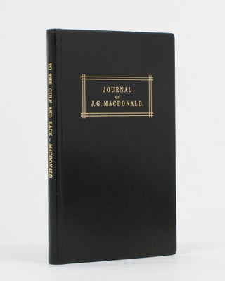 Item #112862 Journal of J.G. Macdonald on an Expedition from Port Denison to the Gulf of...