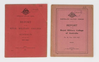 Item #112876 Report on the Royal Military College of Australia for the Year 1924-1925. Duntroon