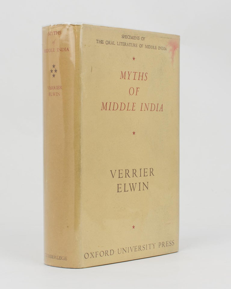 Item #112974 Myths of Middle India. Verrier ELWIN.