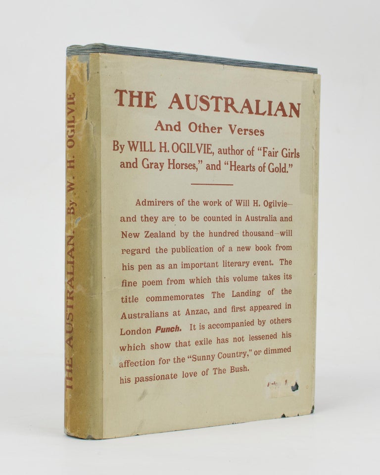 Item #112999 The Australian and Other Verses. Will H. OGILVIE.