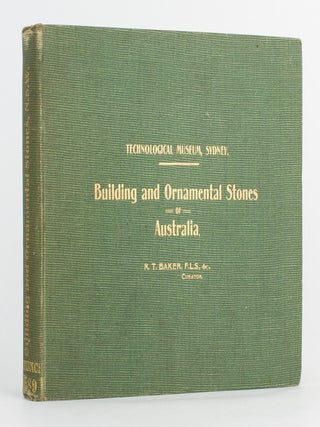 Item #113423 Building and Ornamental Stones of Australia. Richard Thomas BAKER