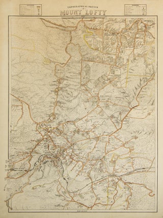 Item #113465 Topographical Sketch of Mount Lofty. Compiled by W.H. Edmunds. William Herbert EDMUNDS