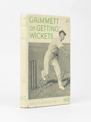 Item #113467 Getting Wickets. Cricket, C. V GRIMMETT
