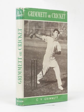 Item #113468 Grimmett on Cricket. A Practical Guide. Cricket, C. V GRIMMETT