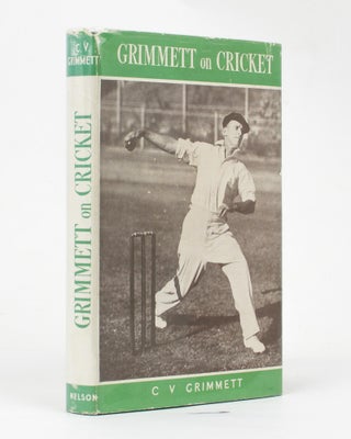 Item #113468 Grimmett on Cricket. A Practical Guide. Cricket, C. V. GRIMMETT