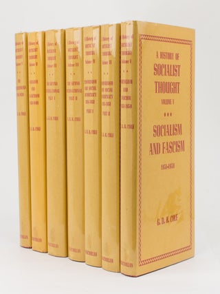 Item #113470 A History of Socialist Thought. Volume I: The Forerunners, 1789-1850. Volume II:...