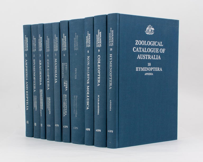 Item #113485 Zoological Catalogue of Australia [the first ten volumes of this important series]. Zoology.