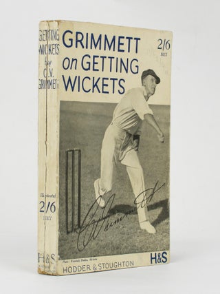 Item #113630 Getting Wickets. Cricket, C. V GRIMMETT