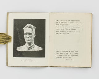 Catalogue of an Exhibition of Paintings, Pastels, Drawings and Woodcuts illustrating Col. T.E. Lawrence's Book 'Seven Pillars of Wisdom'. With Prefaces by Bernard Shaw and T.E. Lawrence