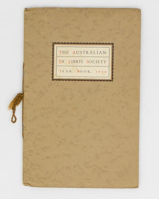 Item #114056 The Australian Ex Libris Society. Year Book 1934. Bookplates