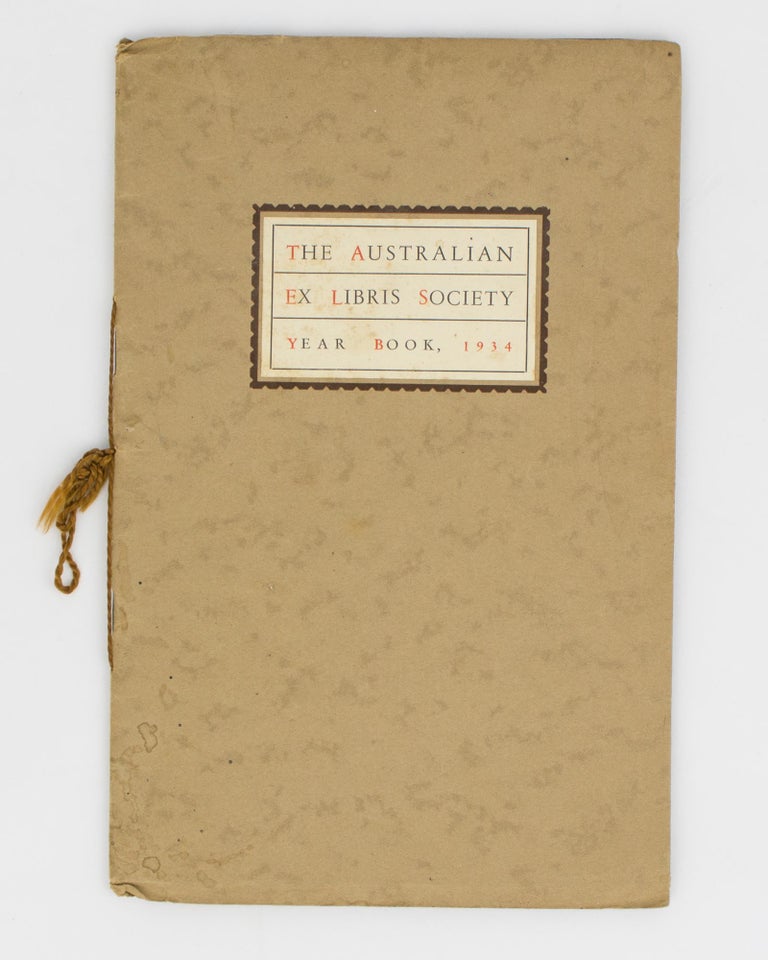 Item #114056 The Australian Ex Libris Society. Year Book 1934. Bookplates.