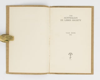 The Australian Ex Libris Society. Year Book 1934