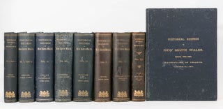 Item #114089 Historical Records of New South Wales [7 volumes in 8 text volumes plus the atlas]....