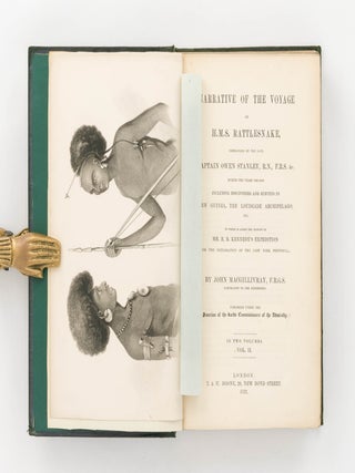Narrative of the Voyage of HMS 'Rattlesnake', commanded by the late Captain Owen Stanley ... during the years 1846-1850. Including Discoveries and Surveys in New Guinea, the Louisiade Archipelago, etc. to which is added the Account of Mr E.B. Kennedy's Expedition for the Exploration of the Cape York Peninsula