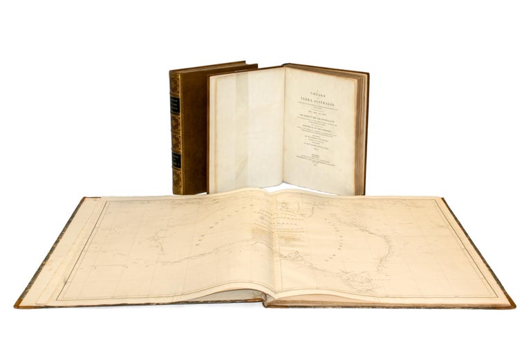 Item #114121 A Voyage to Terra Australis, undertaken for the Purpose of completing the Discovery of that Vast Country, and prosecuted in the years 1801, 1802, and 1803, in His Majesty's Ship the 'Investigator', and subsequently in the Armed Vessel 'Porpoise' and 'Cumberland' Schooner. With an Account of the Shipwreck of the 'Porpoise', Arrival of the 'Cumberland' at Mauritius, and Imprisonment of the Commander during six years and a half in that Island. Matthew FLINDERS.