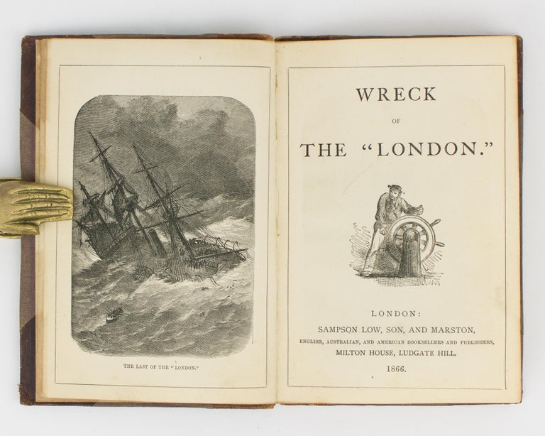 Item #114167 Wreck of the 'London'. Wreck of the 'London'.