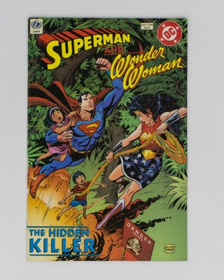 Item #114345 Superman and Wonder Woman. The Hidden Killer. Landmine Awareness, Andy HELFER,...