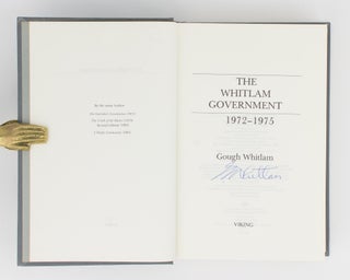 The Whitlam Government, 1972-1975