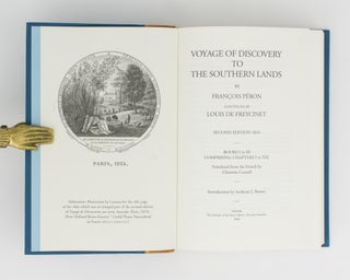 Voyage of Discovery to the Southern Lands by Francois Peron. Volume I (Books I-III). Translated from the French by Christine Cornell. Introduction by Anthony Brown