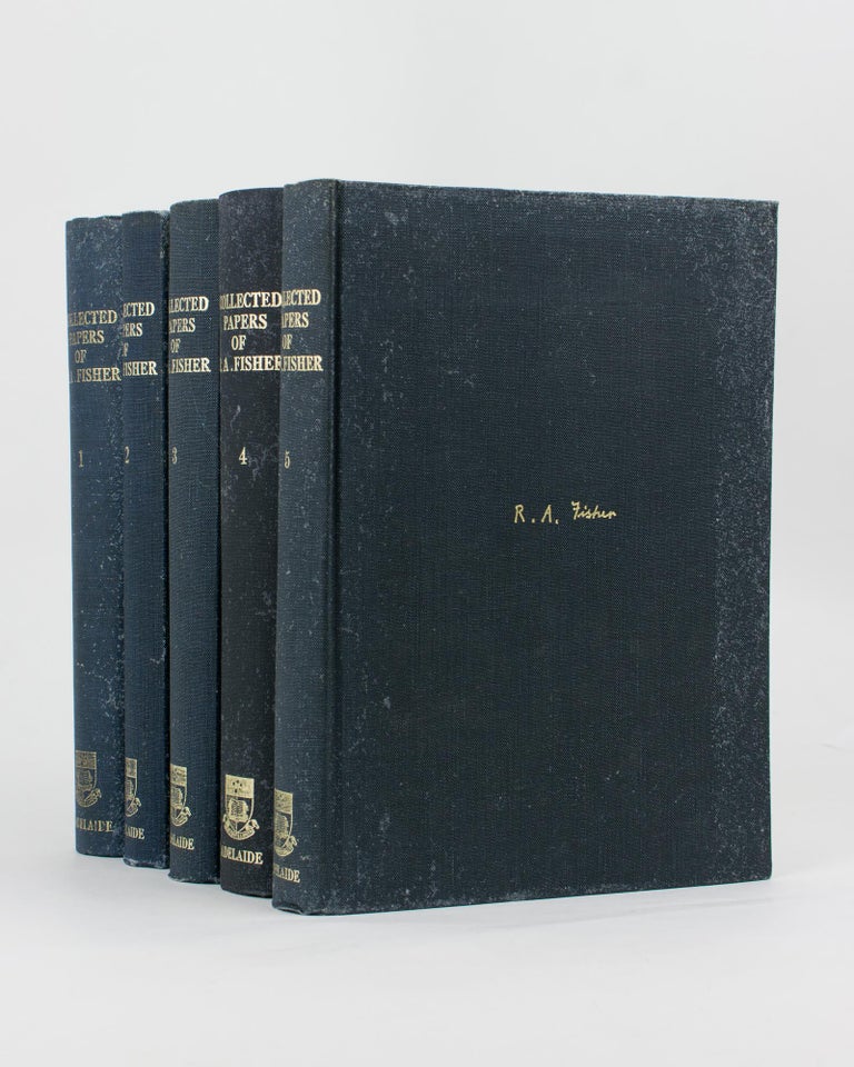 Item #114606 The Collected Papers of R.A. Fisher. Edited by J.H. Bennett. Sir Ronald Aylmer FISHER.