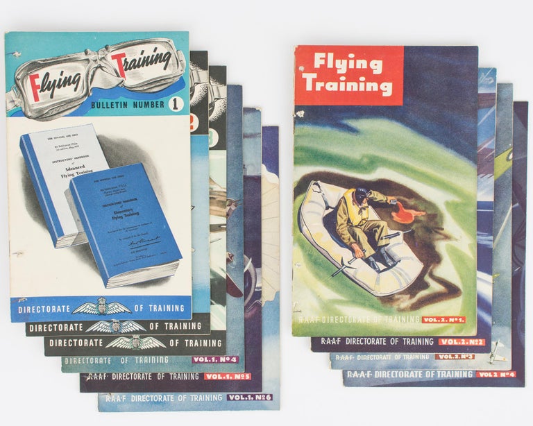 Item #114779 Flying Training. Volume 1, Number 1, April 1944 to Volume 2, Number 4, August 1945 [all published?]. Royal Australian Air Force.