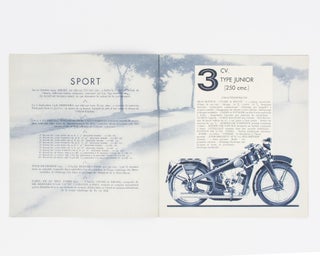 Caractéristiques des Motocyclettes Gnome [&] Rhone 1938 [a sales brochure]