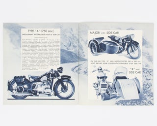 Caractéristiques des Motocyclettes Gnome [&] Rhone 1938 [a sales brochure]