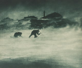 Item #114978 'A Blizzard'. Australasian Antarctic Expedition, Frank HURLEY