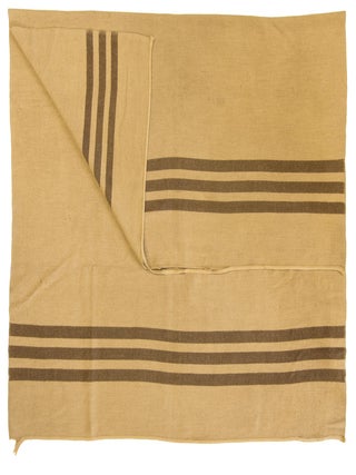 A Jaeger camel-hair woollen blanket as supplied to members of the AAE, 1911-1914