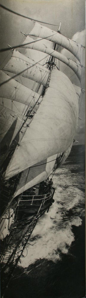 Item #114995 SY 'Discovery' under full sail, taken from the bowsprit. BANZARE, Frank HURLEY.