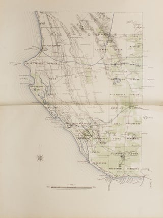 Plan of the Southern Portion of the Province of South Australia as divided into Counties and Hundreds, showing the most Important Settlements, Post Towns, Telegraph Stations, Main Roads, Railways &c. Compiled from Official Documents in the Office of the Surveyor General