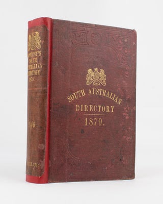 Item #115135 The Adelaide Almanac and Directory for South Australia, 1879. Josiah BOOTHBY