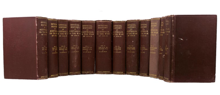 Item #115237 Official History of Australia in the War, 1914-1918 [the complete twelve-volume set]. Charles Edwin Woodrow BEAN.