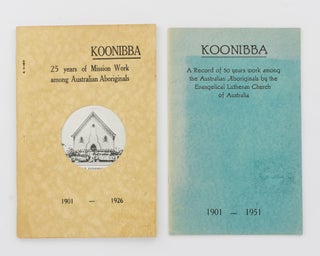 Item #115338 Koonibba Jubilee Booklet, 1901-1926. [Koonibba. 25 Years of Mission Work among...