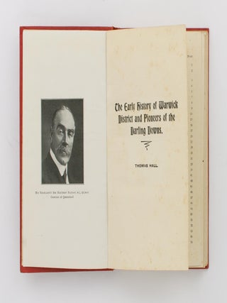 Item #115382 The Early History of Warwick District and Pioneers of the Darling Downs. Thomas HALL