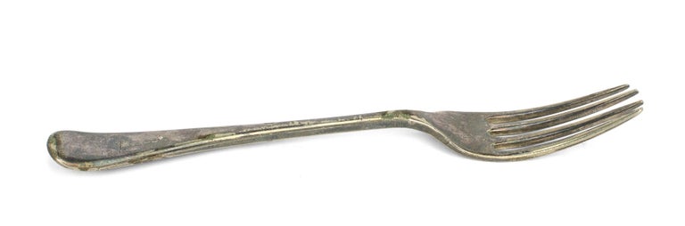 Item #115457 A table fork with 'AAE' and the penguin logo engraved on the handle. Australasian Antarctic Expedition.