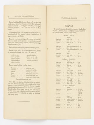 Grammar of the Narrinyeri Tribe of Australian Aborigines
