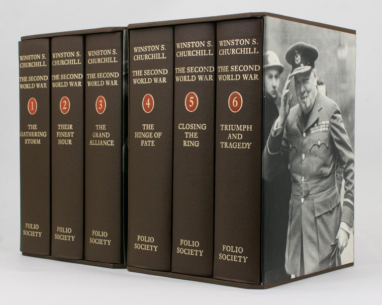 Item #115526 The Second World War. Volume 1: The Gathering Storm. Volume 2: Their Finest Hour. Volume 3: The Grand Alliance. Volume 4: The Hinge of Fate. Volume 5: Closing the Ring. Volume 6: Triumph and Tragedy. Winston S. CHURCHILL.
