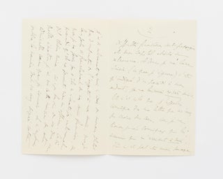 An autograph letter signed 'Marcel' to Maria Madrazo, sister of composer Reynaldo Hahn, Proust's intimate friend and sometime lover