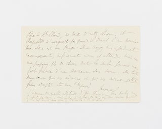 An autograph letter signed 'Marcel' to Maria Madrazo, sister of composer Reynaldo Hahn, Proust's intimate friend and sometime lover