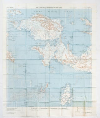 AAF Cloth Map - South West Pacific Area. No. 20, Amboina [recto]. [Together with] No. 21, Halmahera