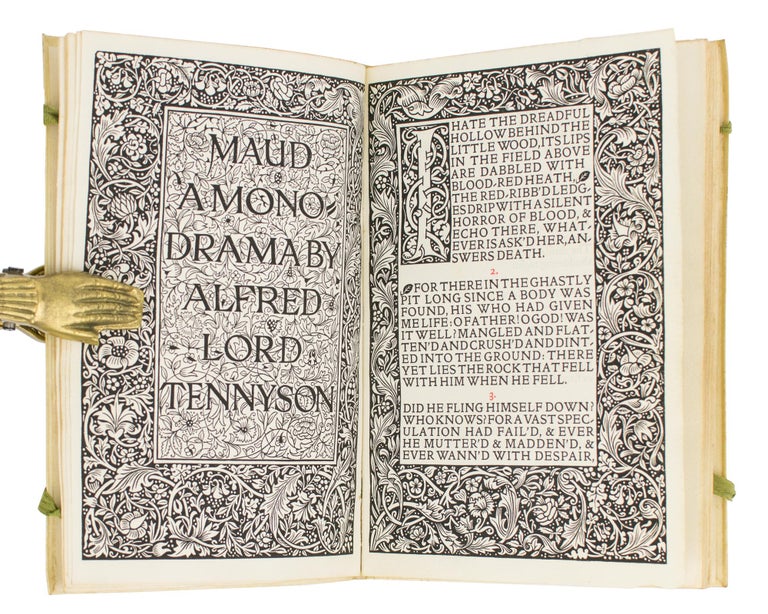 Item #115917 Maud. A Monodrama. Kelmscott Press, Alfred TENNYSON, Lord.